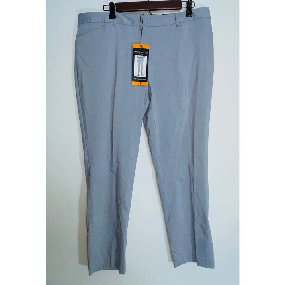 NWT Mario Serrani Italy Tummy Control Comfort Stretch‎ Pant  - Women's Size 16